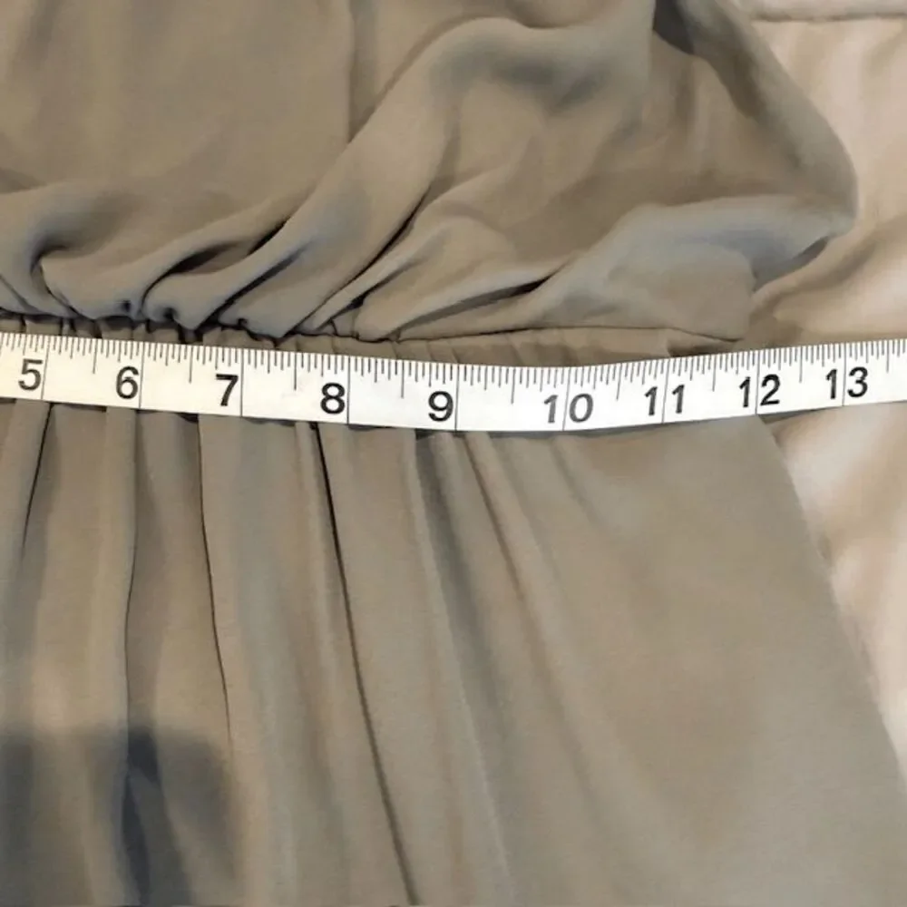 Show Me Your Mumu Amanda Maxi Dress Halter Neck Elastic Back Sage / Gray Size XS